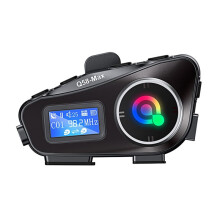 Interphone pour Casque de Moto Q58 Max IP65 Étanche Distance D'Interphone 500 Mètres Musique Mixte Multi-Scènes