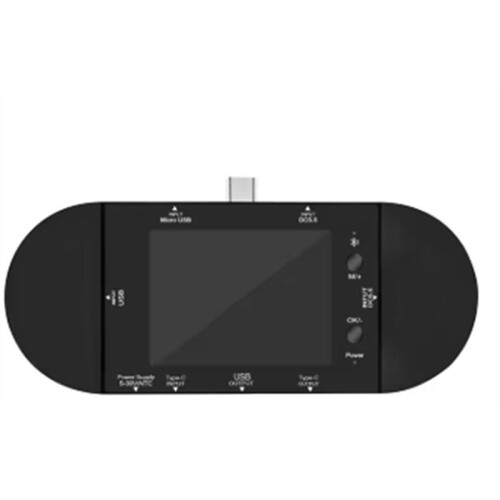 UD24 USB Tester Tipo-C 2.4 Polegadas Voltímetro Digital Amperímetro Banco de Potência Detector de Tensão Volt PD Gatilho Medidor Elétrico