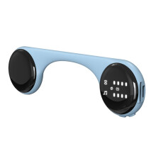 Bone Conduction Speaker White Noise Sleep Aid Music Box with LED Display Support TF Card Timed Shutdown