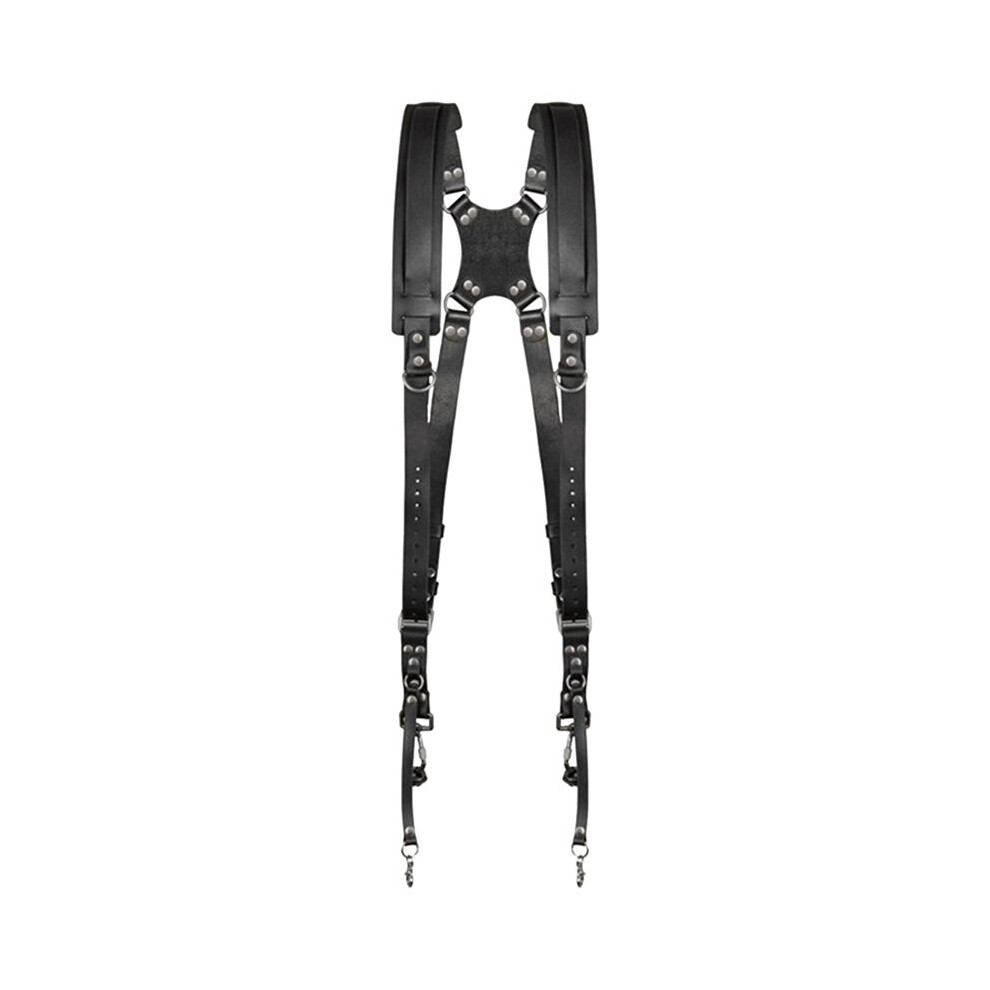 Double Shoulder Camera Strap Adjustable Camera Shoulder Belt Portable Shoulder Harness Outdoor Photography Tools Black 6133266934995