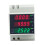 D52-2058 Wattmeter Din Rail Volt Current Meter Power Factor Digital Meter AC80-300V Multi-Function Kwh Hz Meter 0-100A,A 1