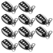 433Mhz Fixed Code Remote Duplicator Garage Door Metal Remote Opener Electric Face to Face Car Door Opener