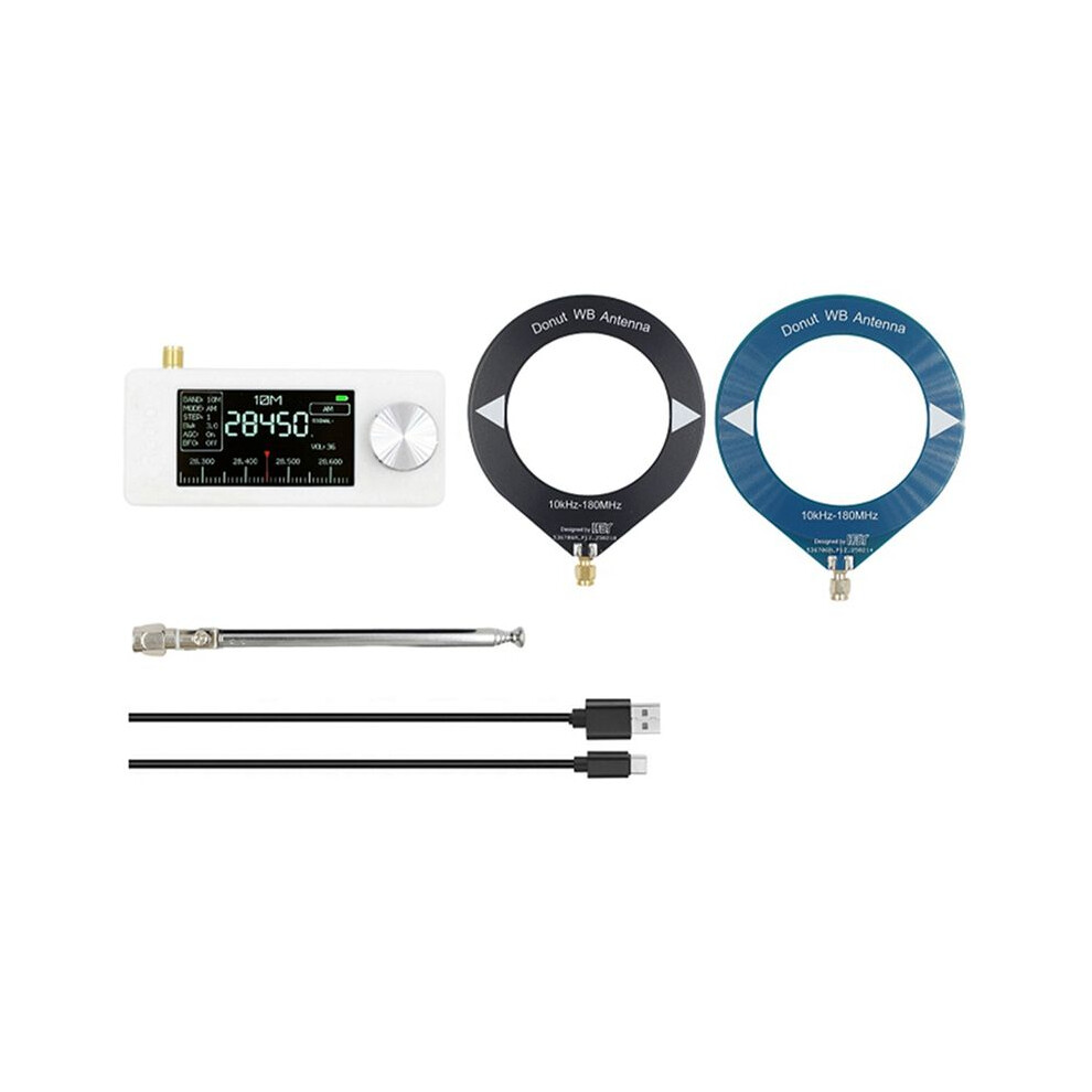 10Khz-180Mhz Pocket Si4732 Radio Lsb Usb Am Fm Pocket Radio Sma Interface All Band Radio Receiver 6032695105153