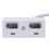 RJ11 Plug to Dual UK BT Telephone Socket Convertor 7