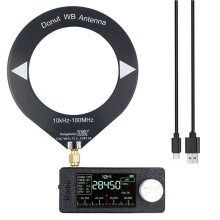 SI4732 Radio 0,5-108 MHz LSB USB AM FM Pocket Radio 1,9 Inch IPS-Scherm All Band Radio-Ontvanger met Ringantenne A
