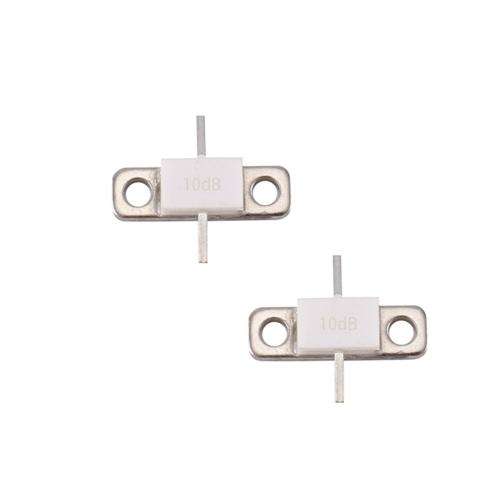 2Pcs 10Db Attenuator 100Watt Attenuators Flanged 100Watts 10Db -3Ghz 50Ohms Full Flange 50Ohm -3.0Ghz Low Vswr 4712970581415