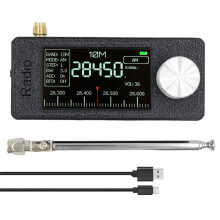 SI4732 0.5-108mhz Portable Radio LSB USB AM FM Pocket Radio 1.9inch IPS Screen FM/AM Radio SW MW VHF Radio