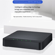 4G WIFI LTE Box Router 300Mbps Draadloze Simkaart Mobiele Modem Hotspot 2 Poorts RJ45 WAN/LAN SIM-Kaart Router met Type-C