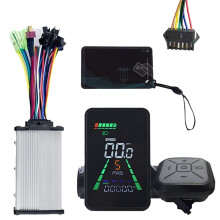 L5 Elcykel NFC LCD-Skärm + 36V/48V 350W Motor UART Elscooter Hastighetsmätare 24V/36V/48V/60V NFC LCD-Mätare SM6PIN