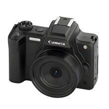4K HD DC101 Micro DSLR Camera 68MP CCD Camera with DSLR Viewfinder AF/MF 2.8 Inches Camera Flip Screen OTG Transmission