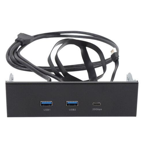 Front Panel Hub GEN2x2 USB A TYPE C 3  5.25" 19 Pin 20Gbps Optical Drive Extension Panel for Computer Accessories