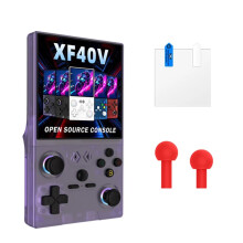 XF40V Retro Handheld Game Console 4.0Inch IPS Screen WiFi Retro Gaming Console Linux System Video Games Player