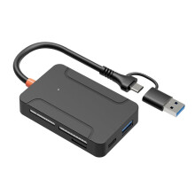 Type C USB 3.0 Card Reader TF CF MS U Disk Compact Flash Card Adapter for Laptop Multi Card Reader 8 in 1 Card Reader