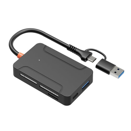 Type C USB 3.0 Card Reader  TF CF MS U Disk Compact Flash Card Adapter for Laptop Multi Card Reader 8 in 1 Card Reader