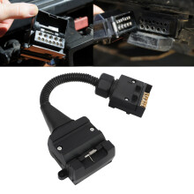 7 Pin to 12 Pin Flat Trailer Adapter for Caravans and Trailers