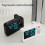 Digital Multifunctional Projector Alarm Clock Simple LCD Electronic Clock Bedside Alarm Table Mute Alarm Clock White 6