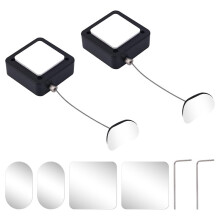 2 Stück Einziehbare Fernbedienungs-Sicherheitsleinen, 2 M Lange, Verstellbare Sicherheitsleine für Gaming-Controller, Ideal für Zuhause