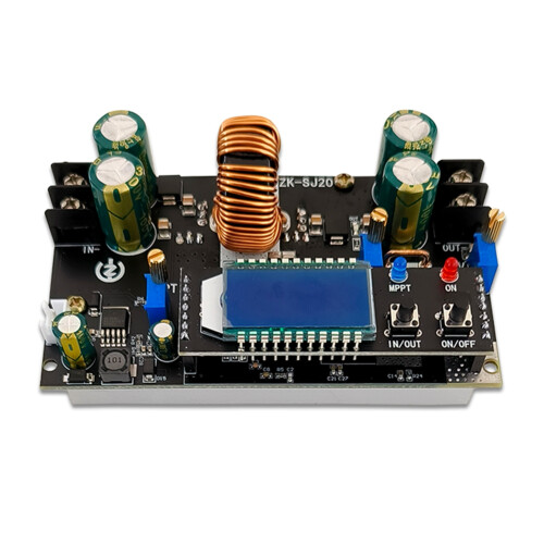 ZK-SJ20 Automatic Step  Down Module MPPT with LCD Display Buck Boost Converter Power Supply Module Adjustable Board