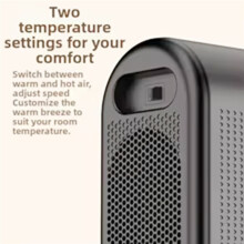 Space Heater Indoor Portable Electric PTC Heater Desktop Fast Warming Bedroom Office Sitting Room EU PLUG