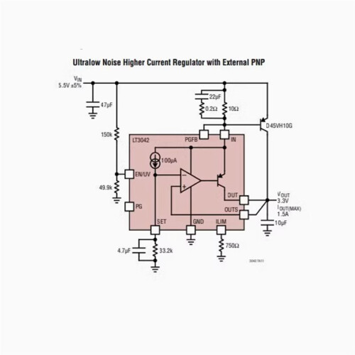 LT3042 Regulated Low Noise High-Precision Linear Positive Voltage  Power Supply Upgrade DAC 5V 2