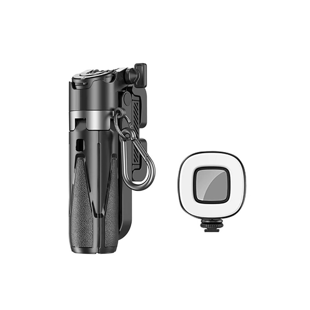 P15 Selfie Stick Tripod, Extendable Grip Phone Tripod With Detachable Remote For Vlog Photography With 1 Light 6031119618576