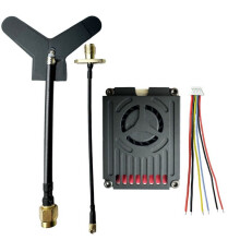 3,3Ghz 4W FPV VTX 16CH FPV Audio Video Transmitter DC7V-36V PAL/NTSC för FPV Long Range RC Drone