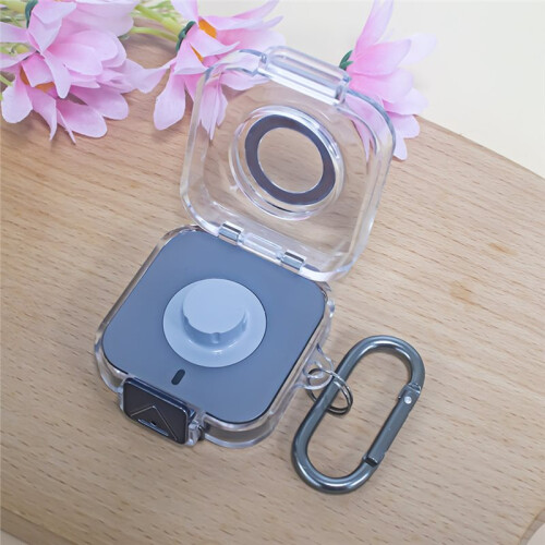 Ring Charger Protective Case for  Ring Gen 4 Shockproof and Dustproof Case with Hook Dark 2