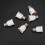 6-Pack E12 to E14 White Bulb Converter LED Light Holder Lamp Adapter Socket Changer High Quality 4