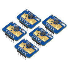 5 Stück LD2410C Sensormodul Personenerkennungssensor 24 GHz ISM-Band Millimeterwellen-Radarsensor Kontaktlos Serielle Schnittstelle