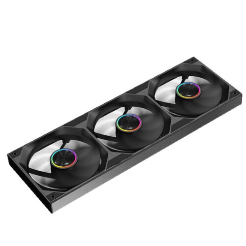 360mm ARGB PC Case Fan Water-Cooled Fan Monolithic Structure PWM Forward Fan Kits Black