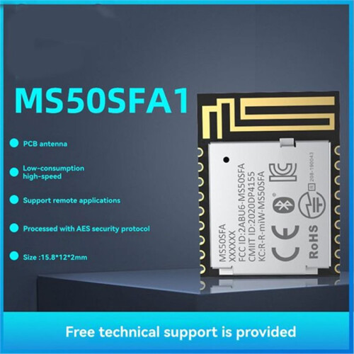 Transmitter Receiver NRF52832 5.0 Mesh  Ceramic Antenna BLE Module with Multiple Certifications 2