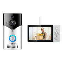 SH054 5Inch Screen 4MP 1440p Wireless WIFI Doorbell 120Degree Wide Angle Video Door Phone Visual Door Viewer Camera