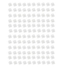 120pcs XDA Profile Transparent Keycaps for MX Mechanical Keyboards Blank PC Caps
