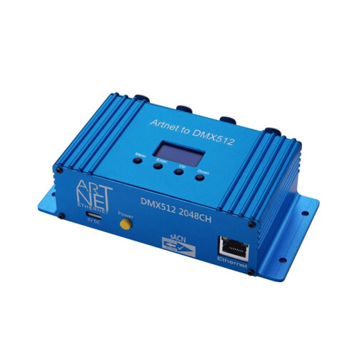 ArtNet DMX512 Ethernet Lighting Controller Interface LED Display 4  2048CH