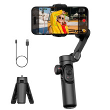 Support de Stabilisation pour Smartphone et Streaming en Direct pour Vidéos Courtes LVOG Selfie - Stabilisateur à Trois Axes Anti-Tremblement pour