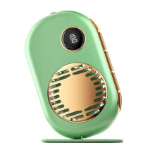 USB Charging Handheld Small Fan with Large Capacity, Digital Display, Silent Operation, Ideal for Desktop & Sports
