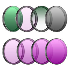 för för Osmo Action 6 Objektivfilter CPL MCUV ND Filterset Optiskt Glasobjektivfilter för för Osmo Action 6