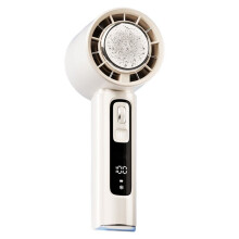 Semiconductor Refrigeration High-Speed Handheld Electric Fan 4000mAh USB Rechargeable Outdoor Small Fan Khaki