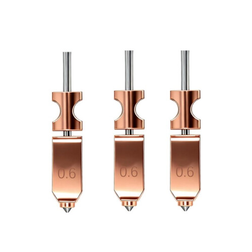 3Pcs for Flashforge AD5X Quick-Detachable Hotend Nozzle Quick Release Nozzle 0.6MM Adverturer 3D Printer Accessories