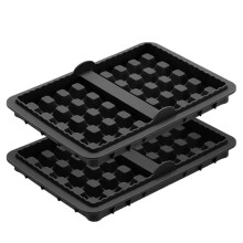 2Pcs Silicone Waffle Mold for AF400 AF451 SL400 AF500 and Other Air Fryers Waffle Maker Baking Tray Accessory