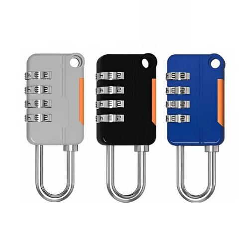 3-Piece Suitcase Combination Lock, Zinc Alloy & ABS, 4-Digit 2