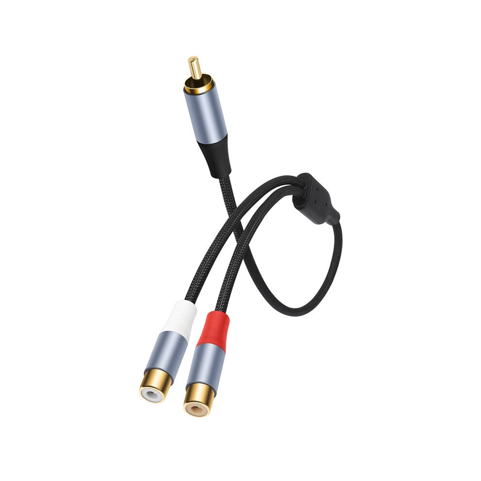 Stereo 3.5Mm Male To Dual Rca Y Splitter Cable Jack Audio Adapter For Computer Phone Amplifier Speaker Home Theater 6032315785512