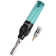 Cordless Torch Soldering Iron MT-100 Butane Gas Soldering Iron Pen(Green)