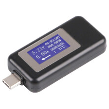 KEWEISI Type-C Usb Meter Tester Power Meter Usb Multimeter Voltage And Current Tester 0-5.1A 4-30V Usb Power Tester Tester Display Capacity Voltage