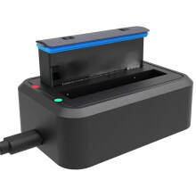 Carregador de Bateria 2 em 1, Hub Adaptador de Energia 5V3A para Câmeras de Ação, Carregamento Eficiente com Porta de Conexão USB Tipo C