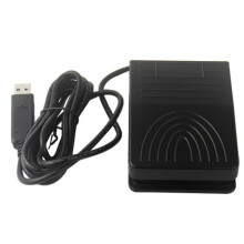 Interrupteur de Commande à Pédale USB pour Manette de Jeu PC, Adaptateur Clavier/Souris Préprogrammé USB pour Échographie de Chaîne D'Ordinateur