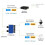 4  100M POE  Outdoor Application IP67 Waterproof Grade POE Input and  Input 4