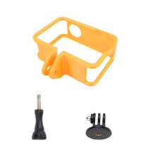 For OSMO Action 6 Expansion Frame Adapter Tripod Mounting Protective Frame Scratch-Resistant & Drop-Proof Orange