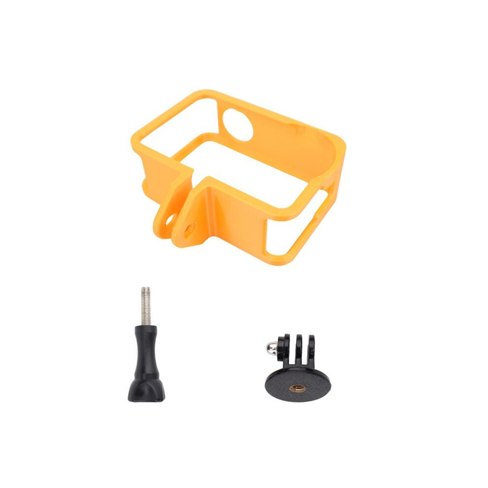 For Osmo Action 6 Expansion Frame Adapter Tripod Mounting Protective Frame Scratch-Resistant & Drop-Proof Orange 4713705204050
