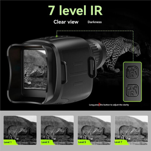 16X  2000mAh Rechargeable Battery Night Vision Monocular with Wrist Strap Handheld 2